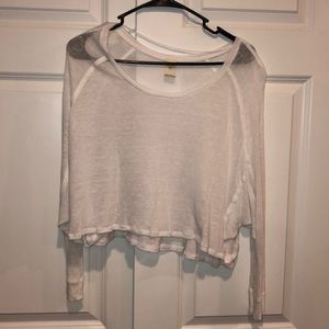 lightweight cropped sweater
